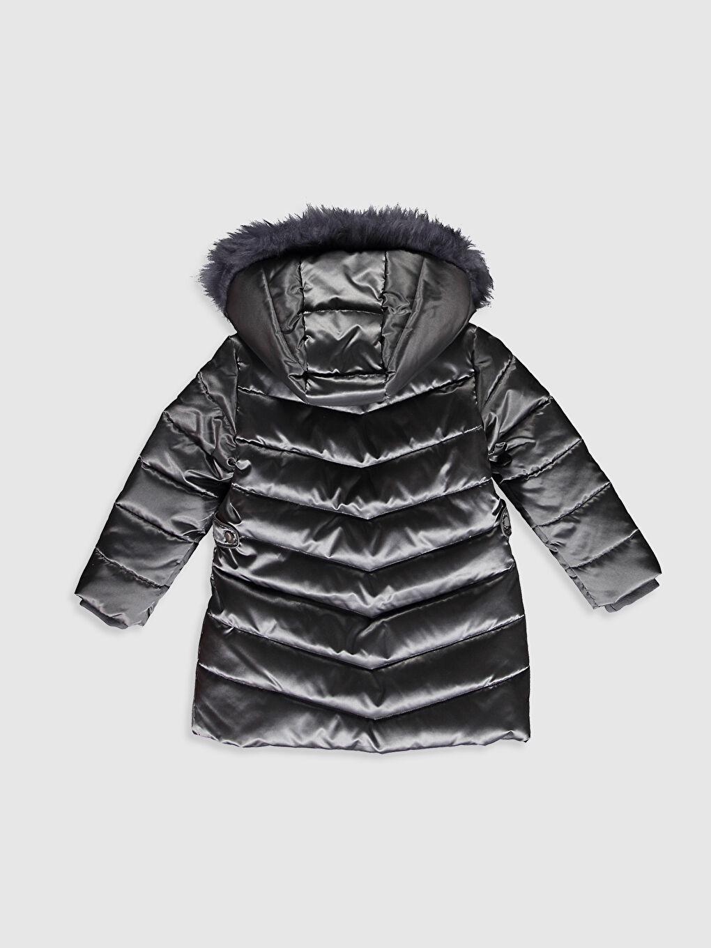 Қыздарға арналған капюшонды пальто-1