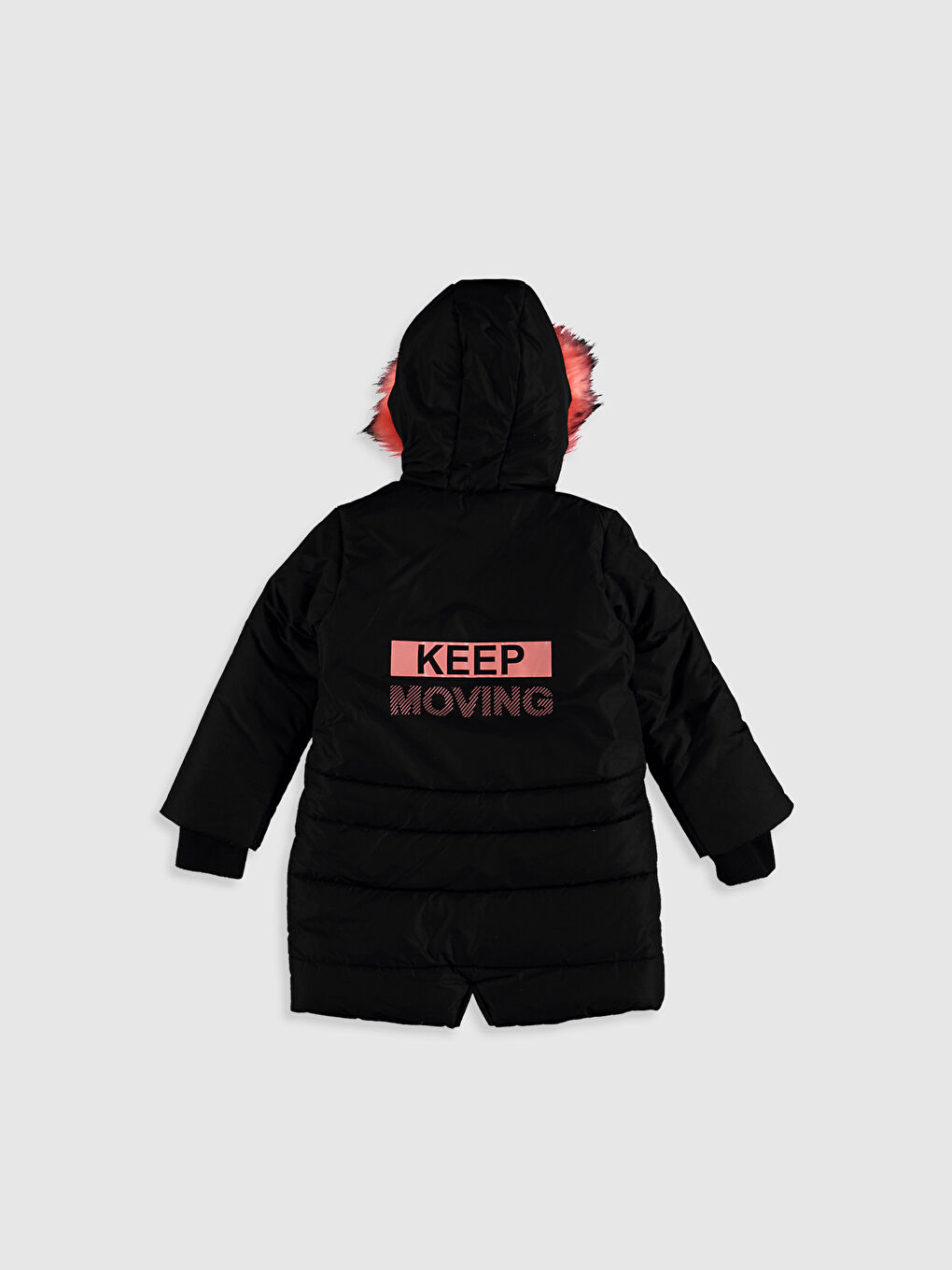 Пальто для девочки с капюшоном-1