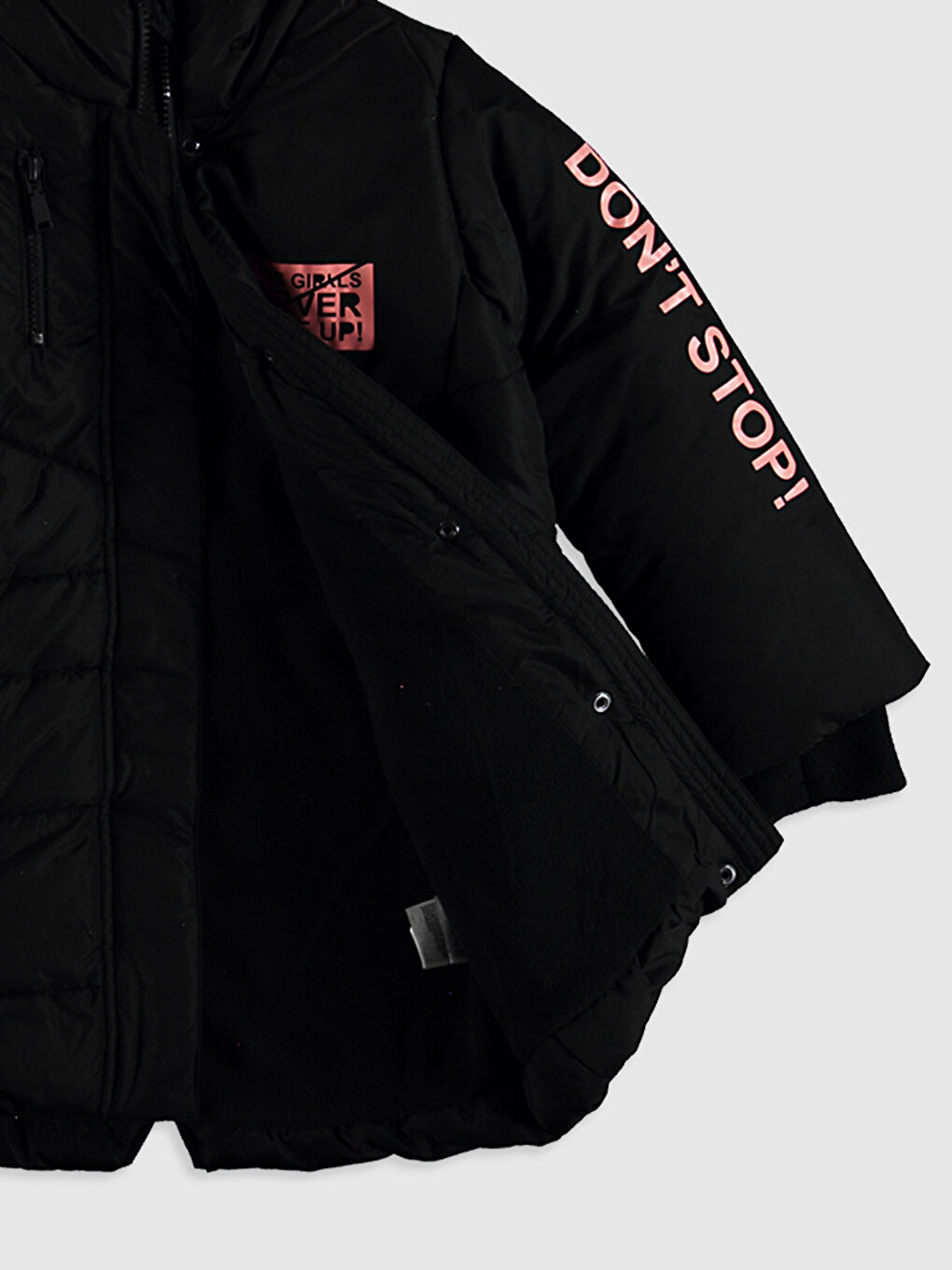 Пальто для девочки с капюшоном-2