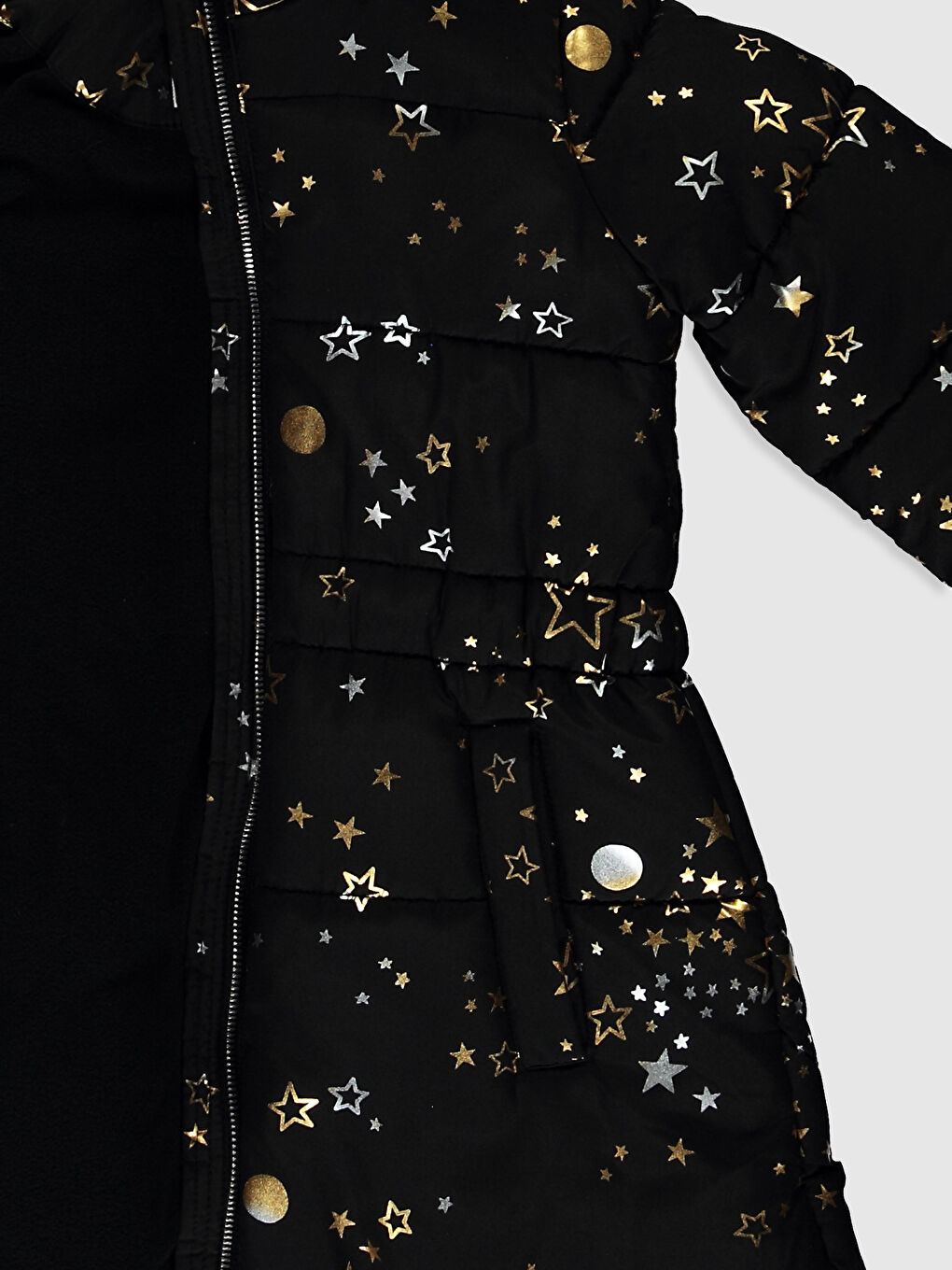 Пальто Для Девочек С Принтом И Капюшоном С Перьями-2