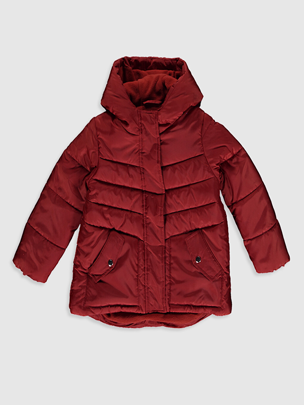 LCW Kids Пальто для девочки с капюшоном - 0W1376Z4-H1W - LC Waikiki