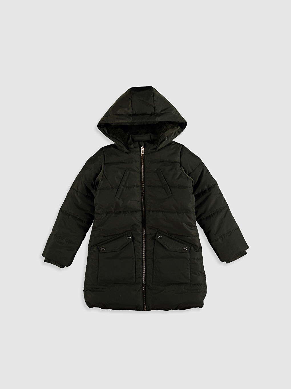 Қыздарға арналған капюшонды пальто-1