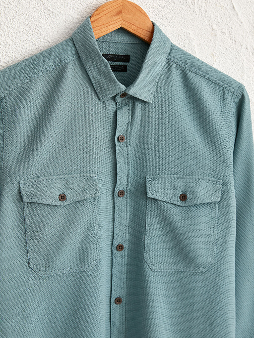 Extra Slim Fit Twill Shirt-2