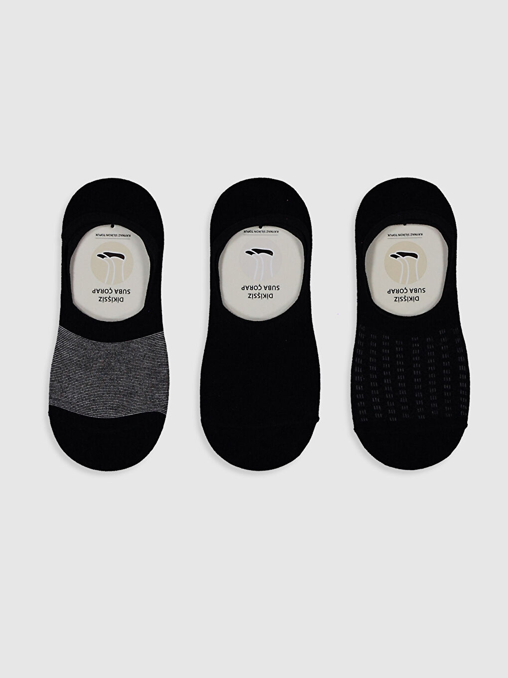 Karışık Erkek Babet Çorap 3'lü-1