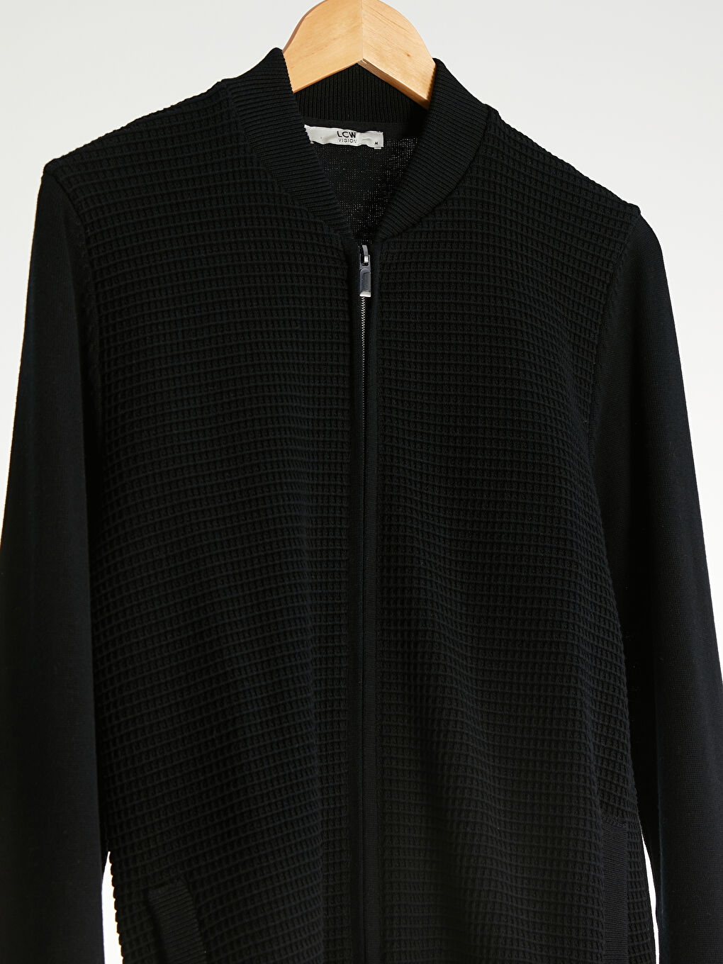 LCW Vision Slim Fit Жилетка с Колежна Яка и Шарки -0W1551Z8-J0F