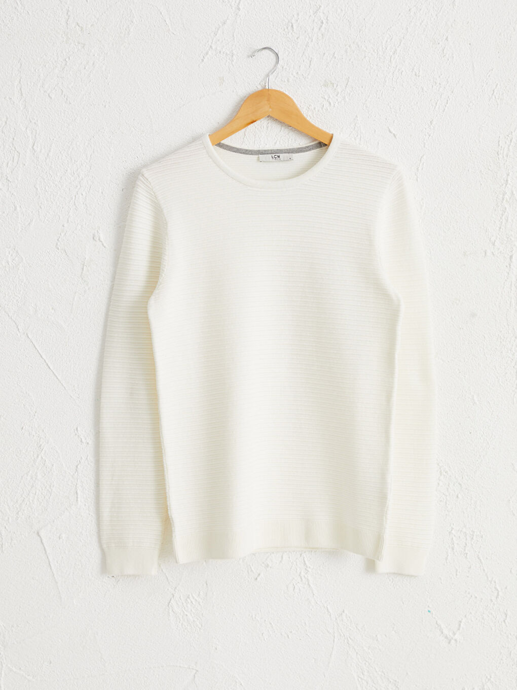 Crew Neck Lightweight Tricot Jumper