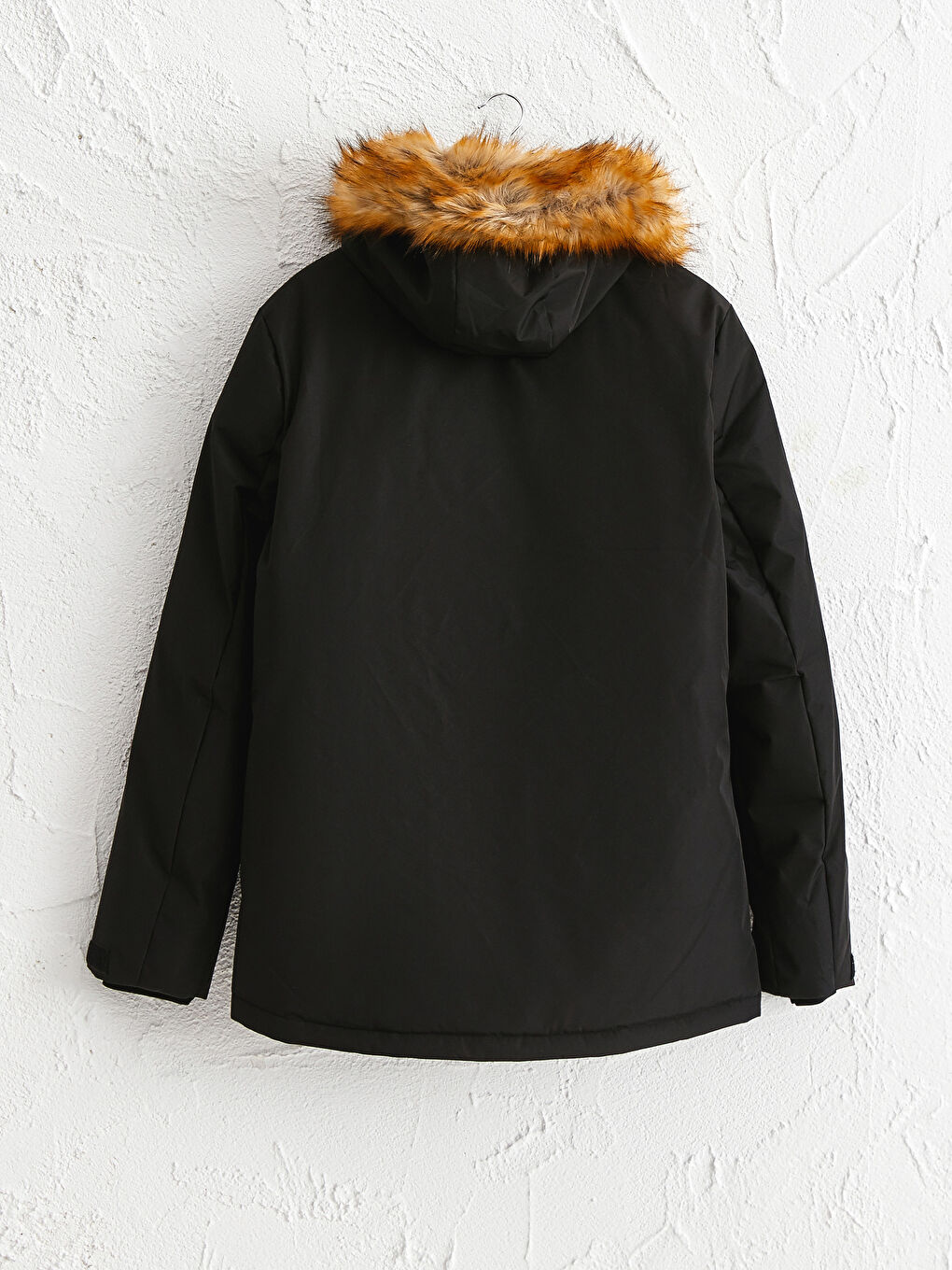 Standard Fit Heavy Coat with Hood-1