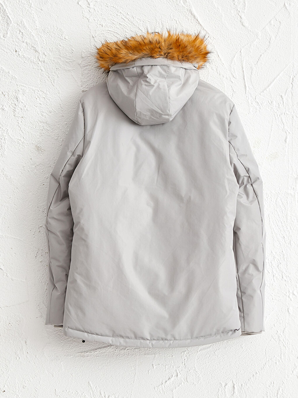 Standard Fit Heavy Coat with Hood-1
