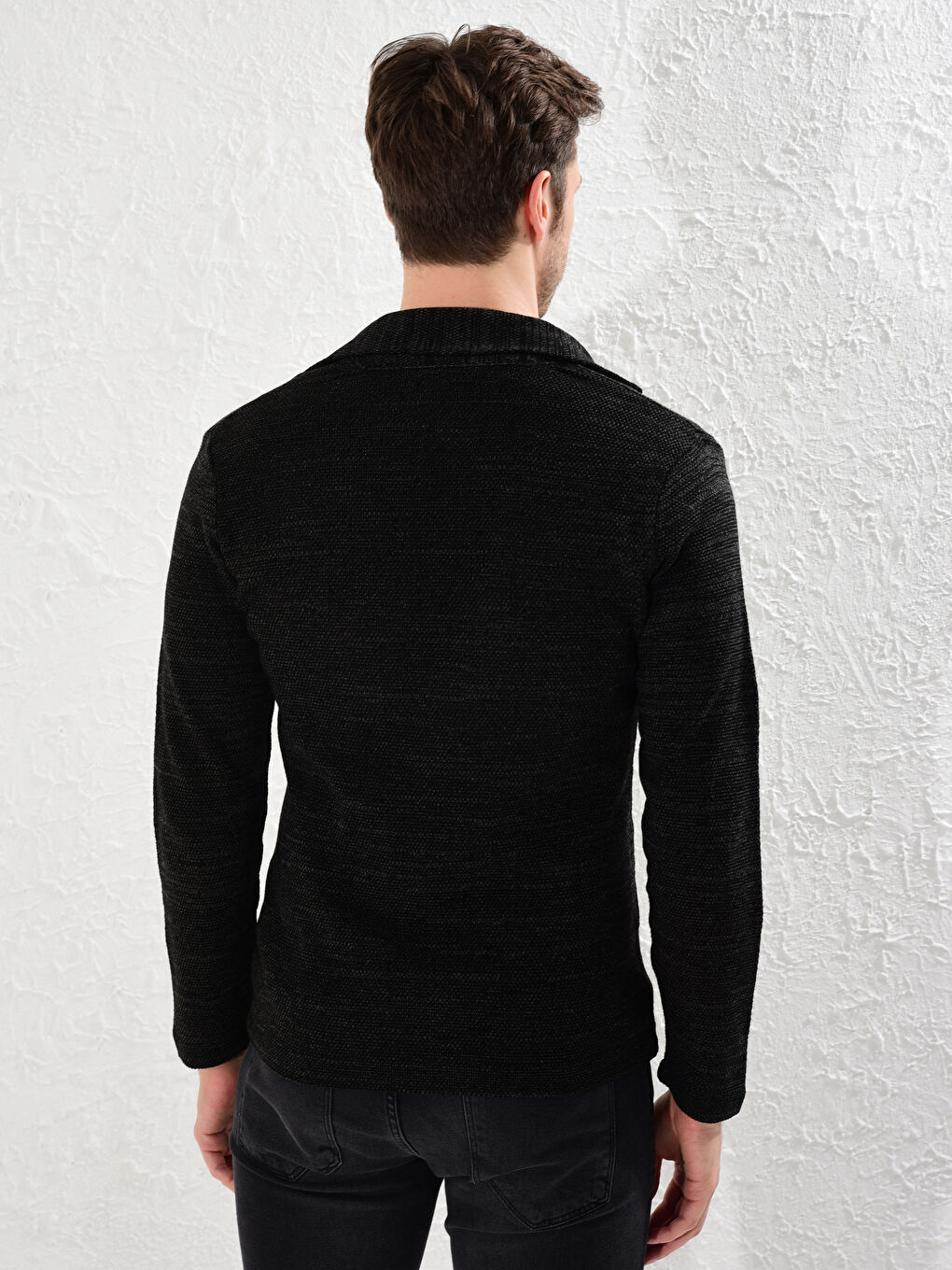 V-Neck Tricot Cardigan-2
