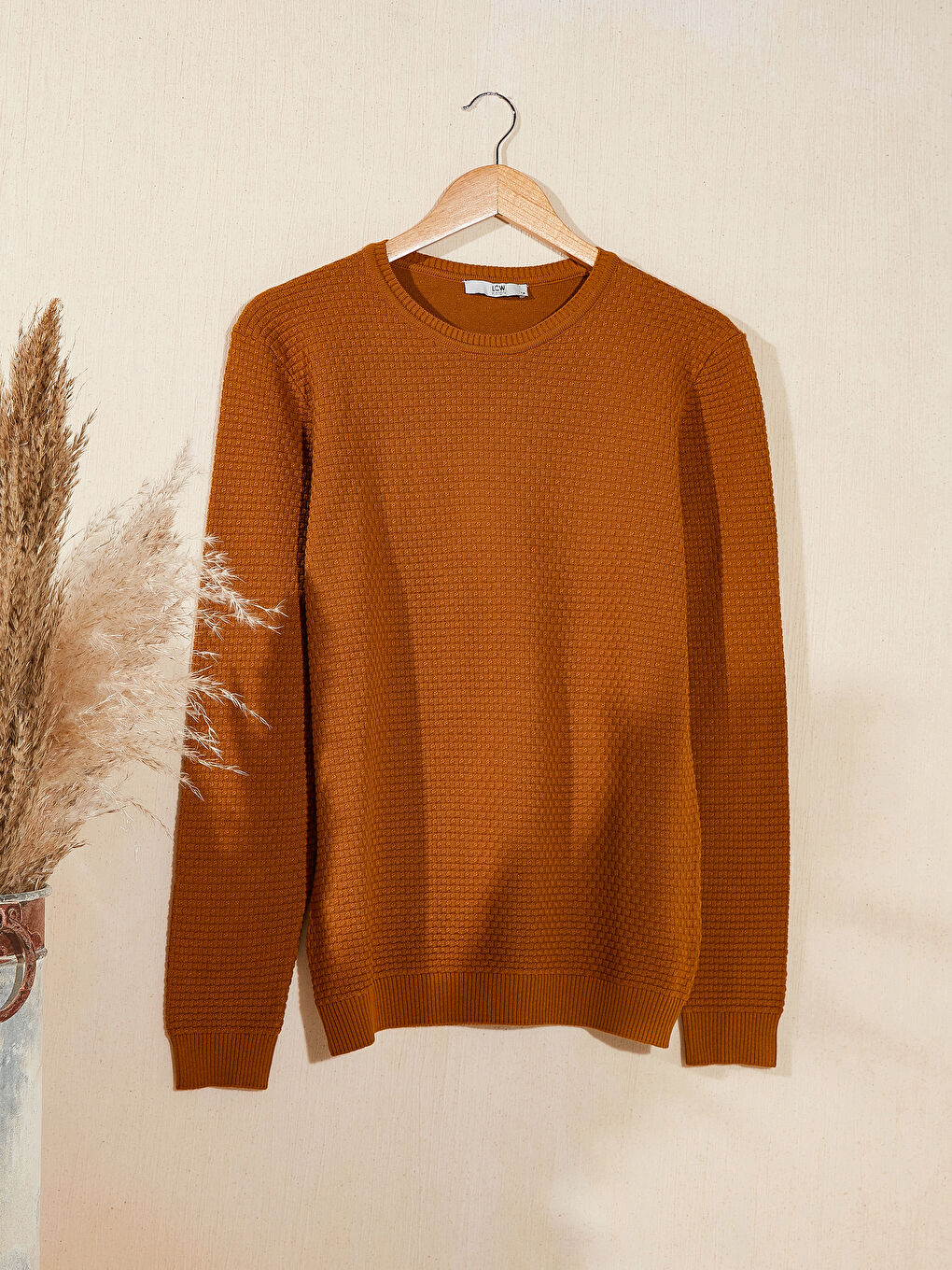 Pull-over léger en tricot à col rond