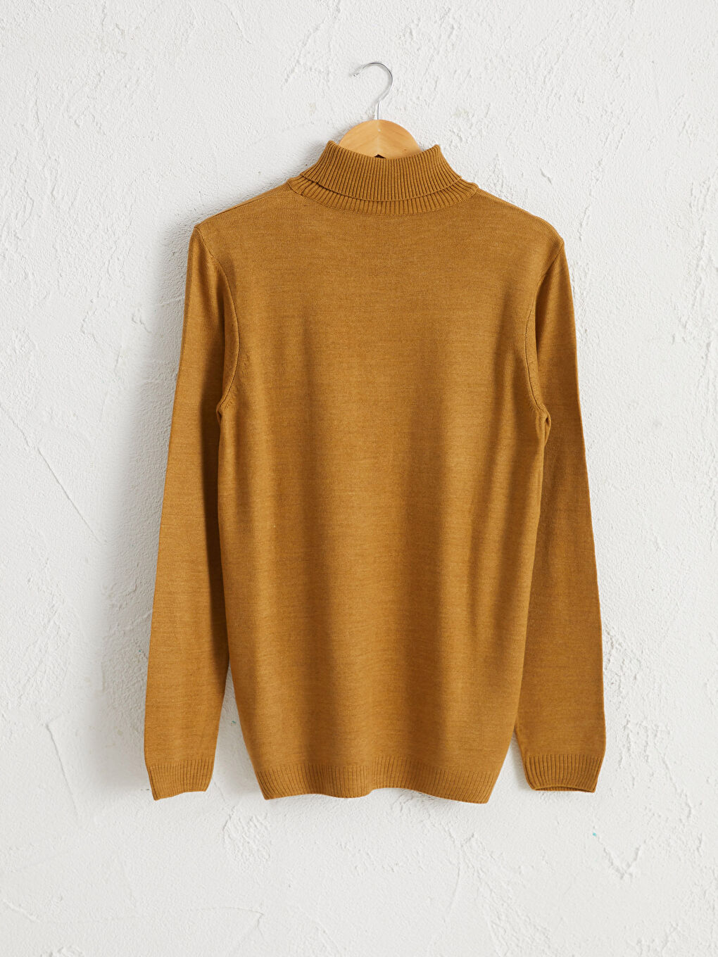 Turtleneck Lightweight Tricot Jumper-1