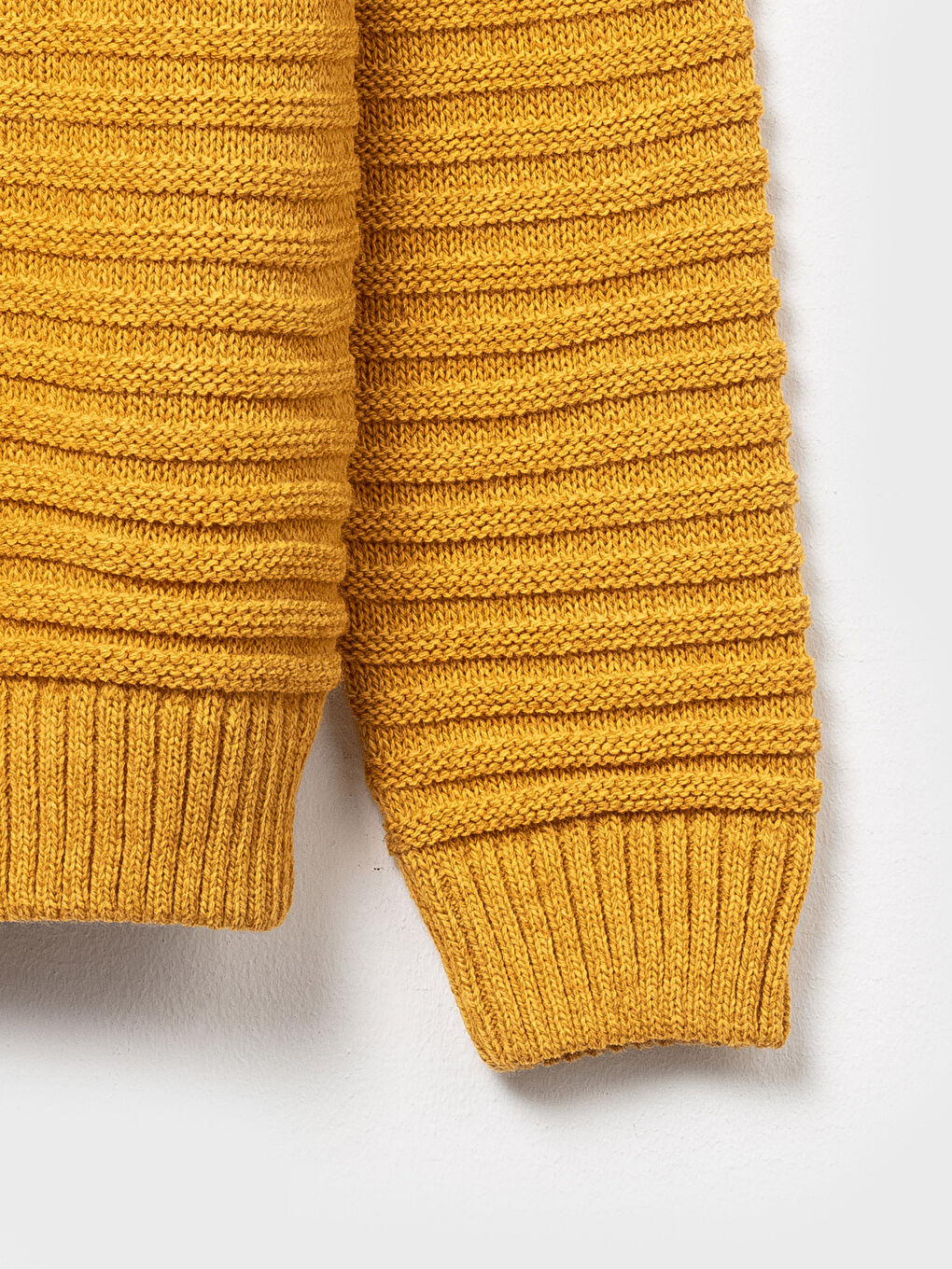 Crew Neck Acrylic Tricot Jumper-2