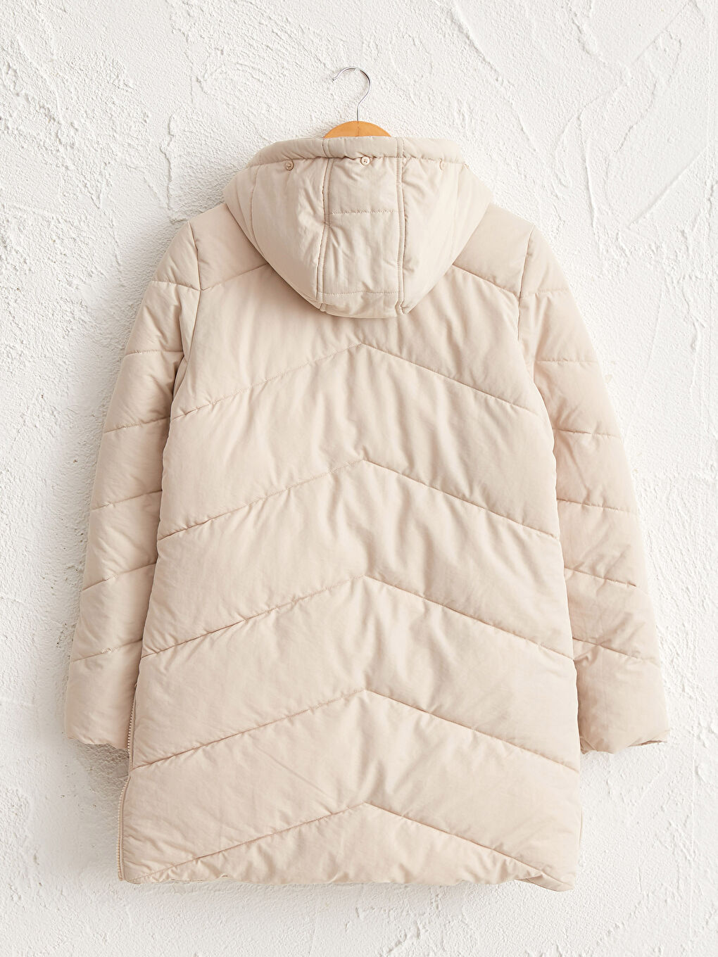 Χοντρό Φουσκωτό Μπουφάν Με Κουκούλα-3