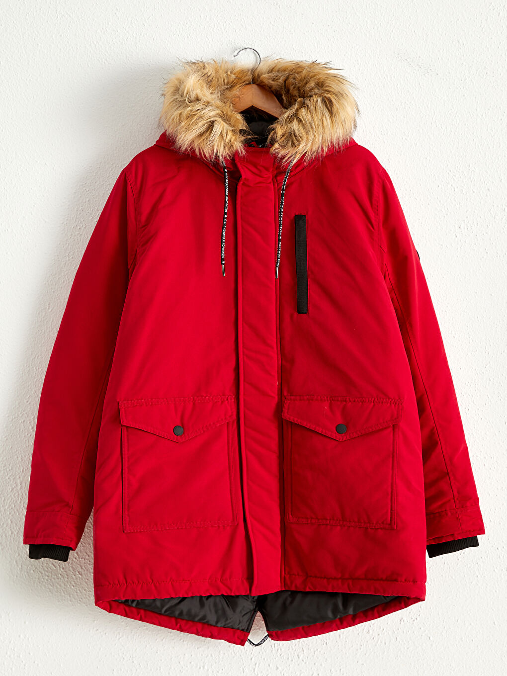 Standard Fit Heavy Coat with Hood