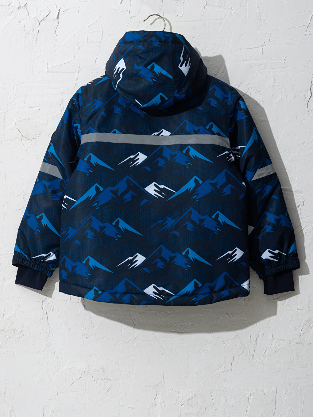 Lacivert Erkek Çocuk Kayak Montu-1