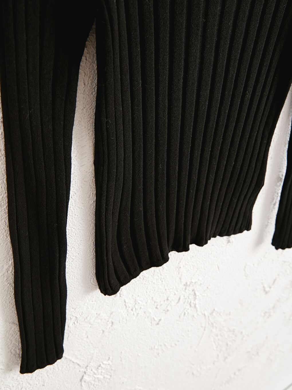 Siyah Yarım Balıkçı Yaka Triko Kazak-8