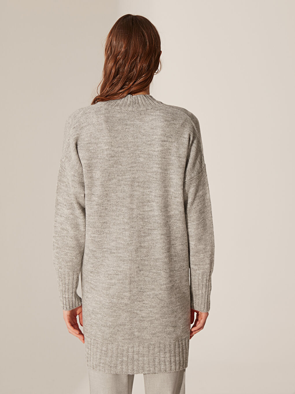 Кардиган из трикотажа с длинным рукавом и карманами для женщин-3