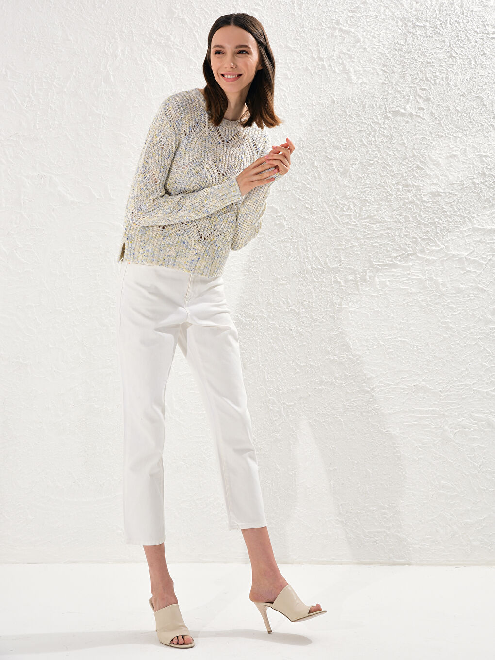 Πλεκτό Πουλόβερ Με Σχέδια Tricot-1