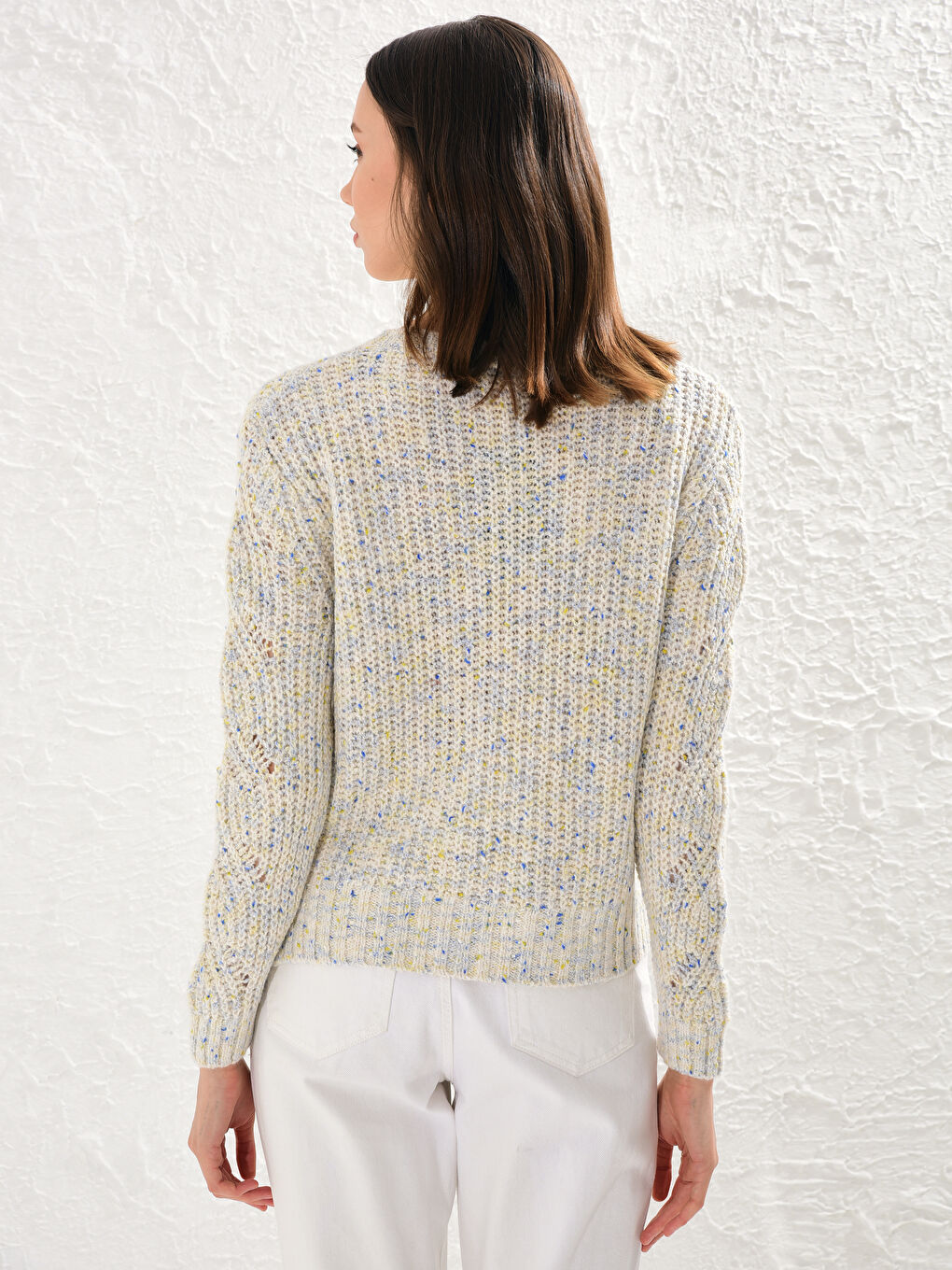 Πλεκτό Πουλόβερ Με Σχέδια Tricot-2