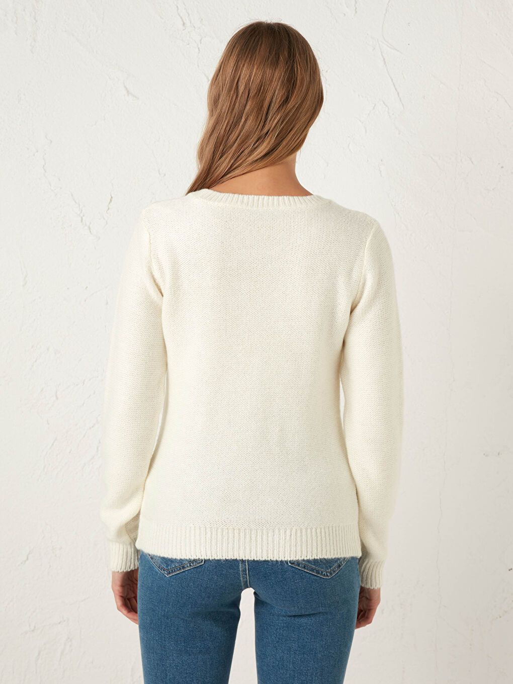 Self-Patterned Tricot Jumper-6