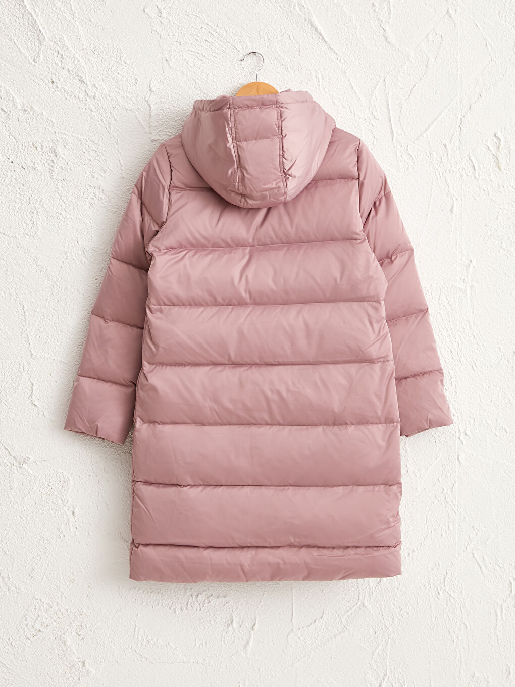 معطف منفوخ ثقيل بغطاء للرأس-2