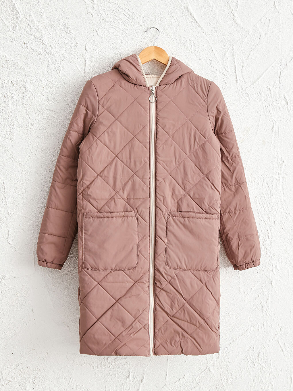 Veste longue matelassée-1