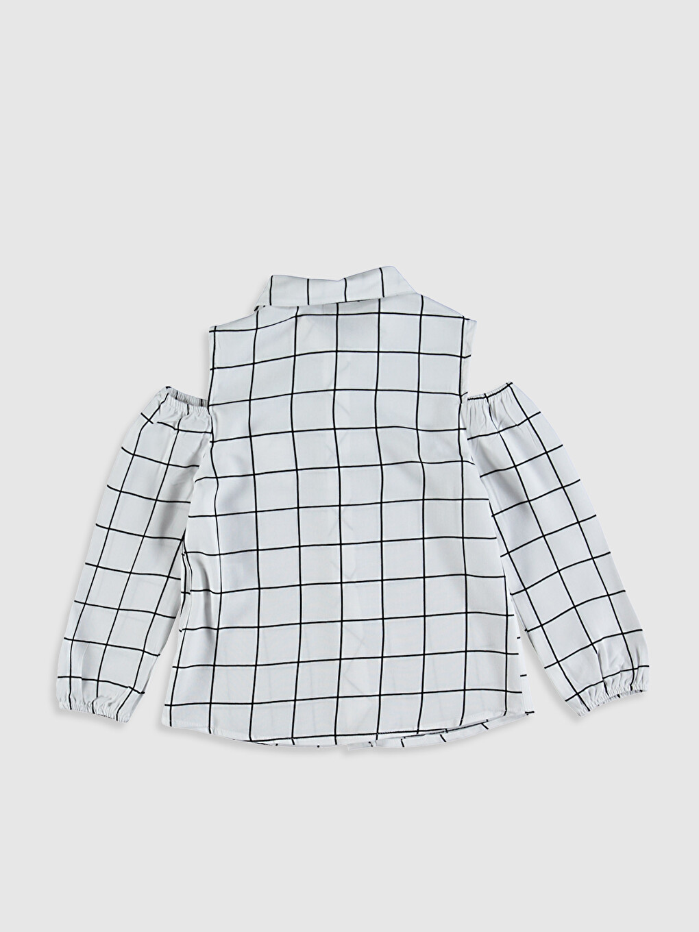 Girl's Open Shoulder Viscose Shirt-1