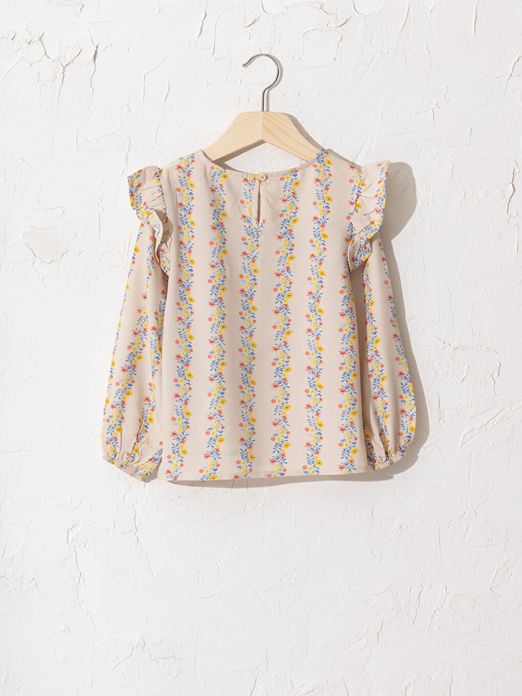 Girl's Floral Viscose Blouse-1