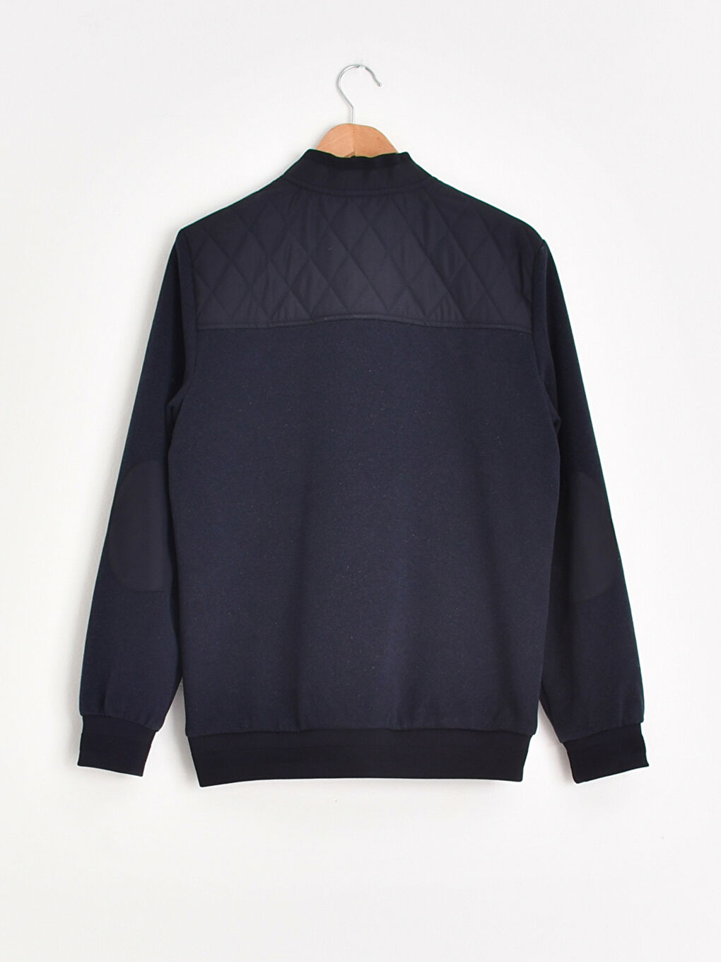 جاكيت بومبر للرجال بياقة مستقيمة-6