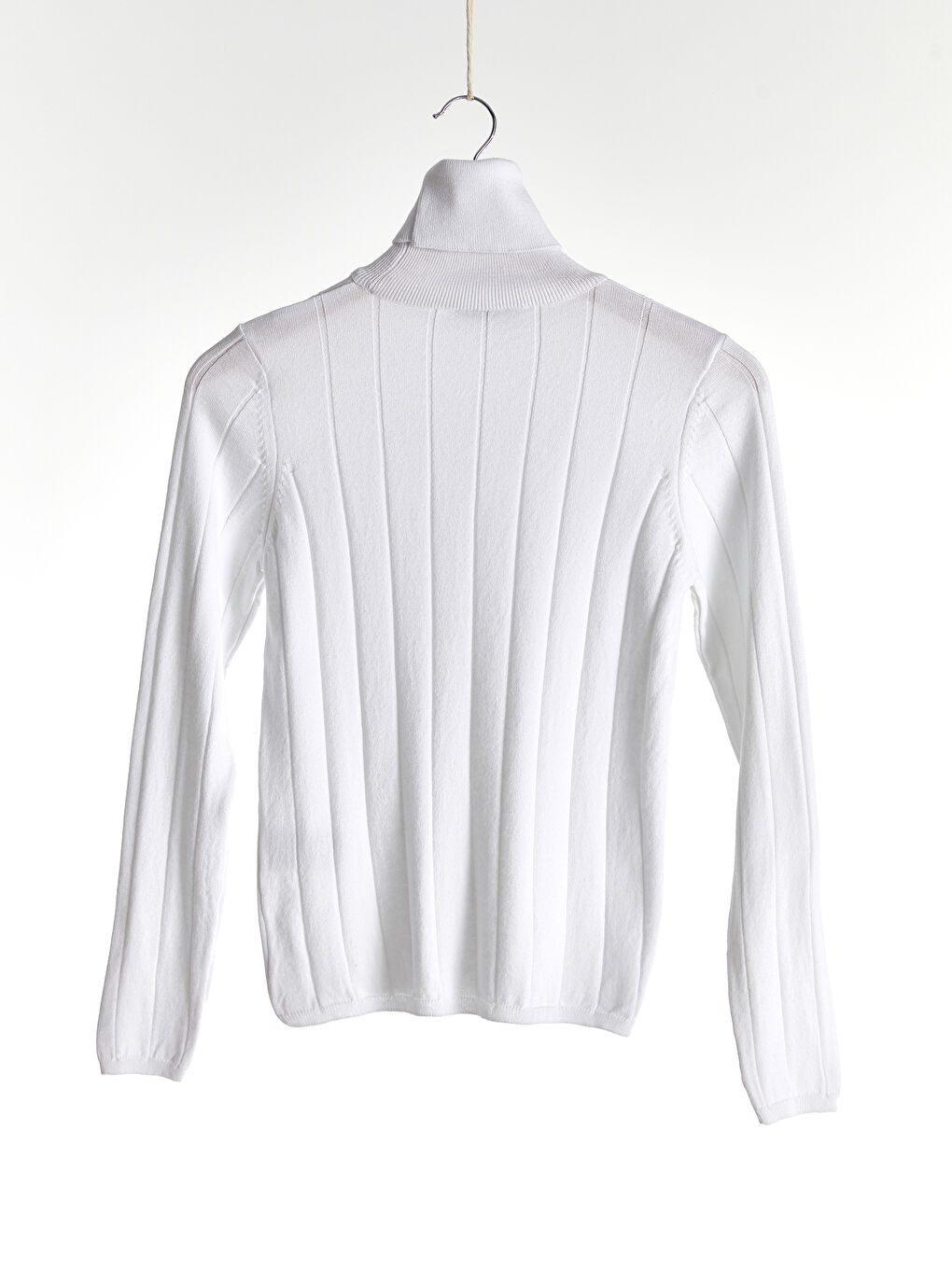 Свитер Женский С Длинным Рукавом С Горловиной Рыбацкий Узел-2