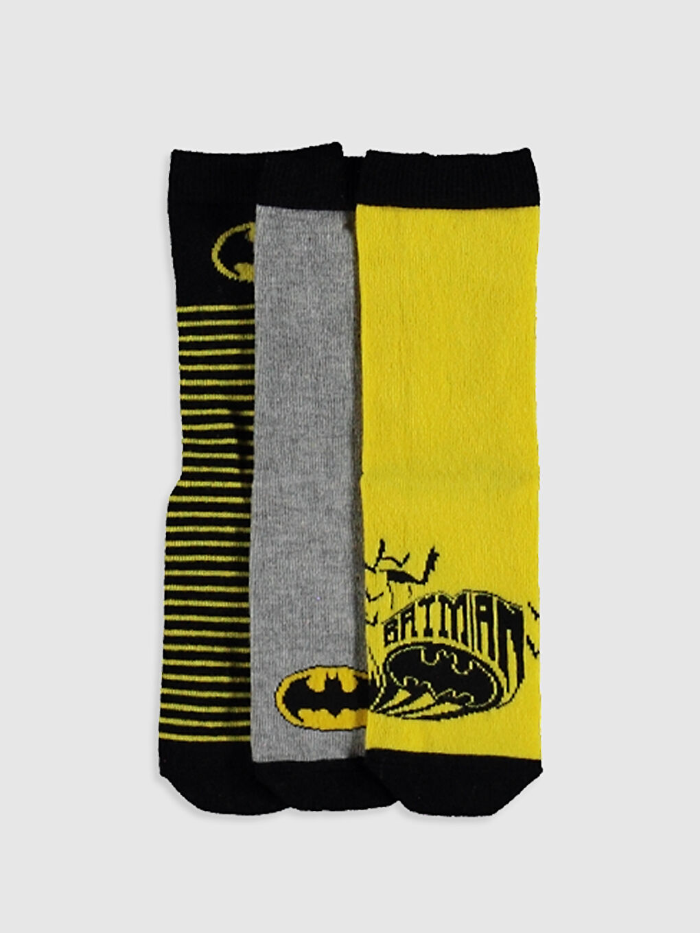 LCW Kids 3-pack Boy's Batman Ankle Socks -0W2056Z4-K00