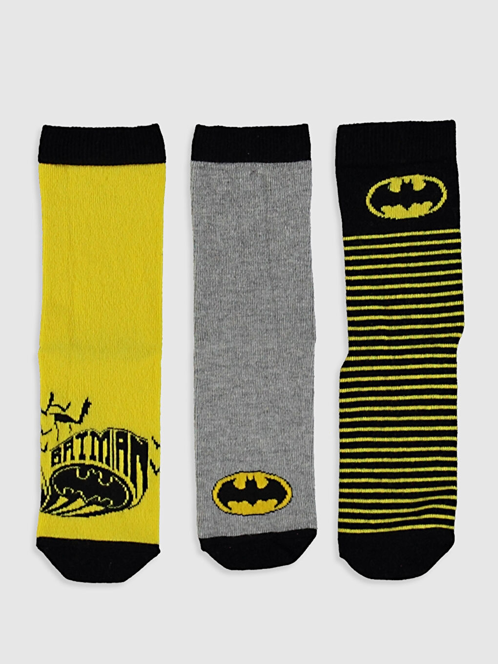 LCW Kids 3-pack Boy's Batman Ankle Socks -0W2056Z4-K00