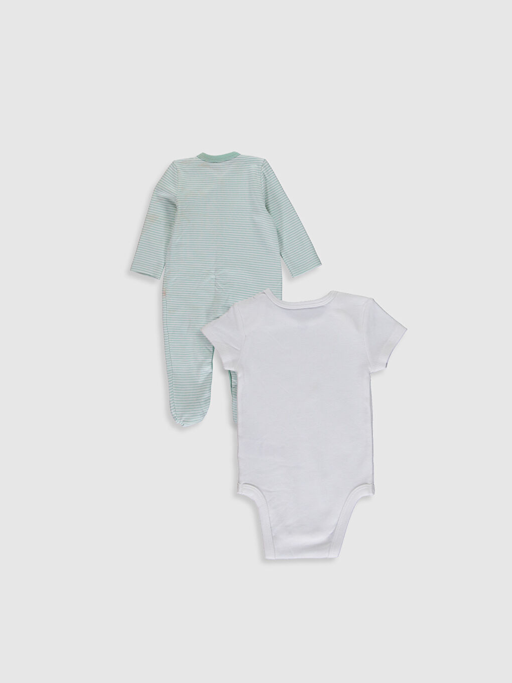 Yeşil Erkek Bebek Hastane Çıkış Seti-1