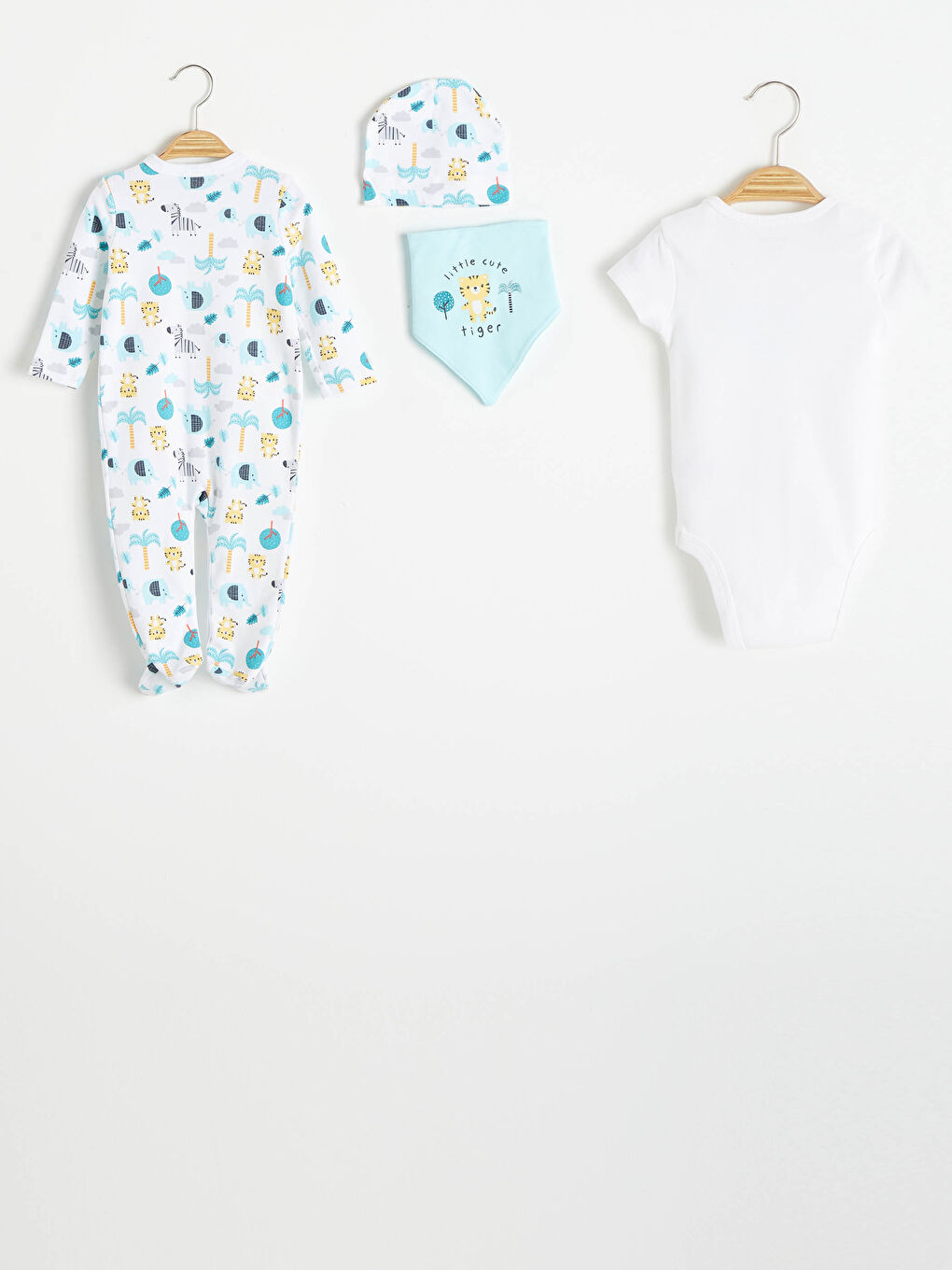 LCW baby Комплект за изписване на бебе момче с принт -0W2102Z1-LU7