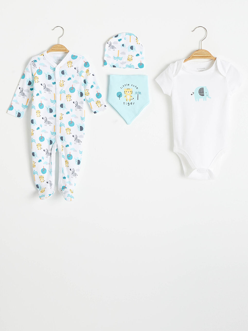 LCW baby Комплект за изписване на бебе момче с принт -0W2102Z1-LU7