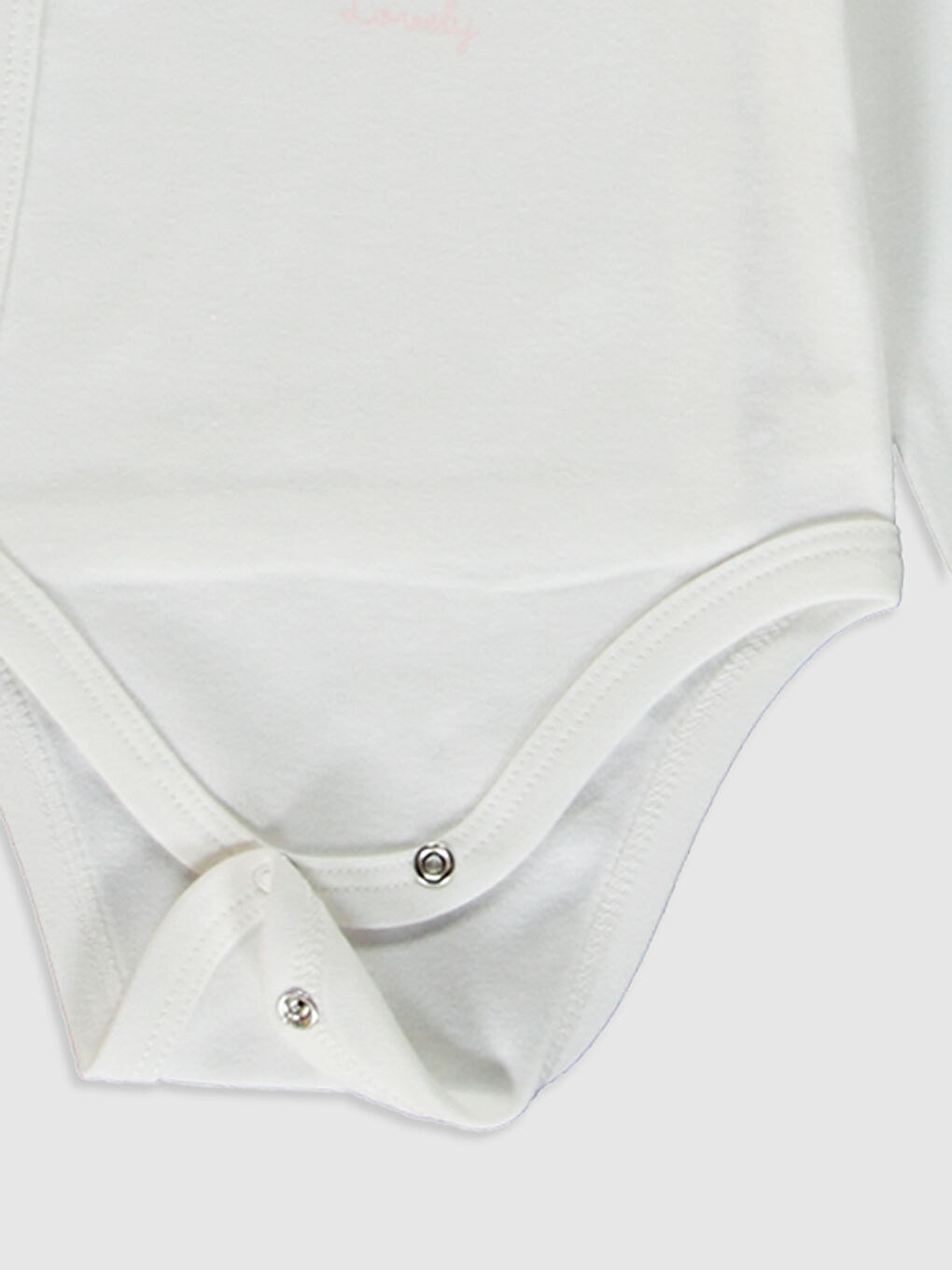 Ekru Kız Bebek Çıtçıtlı Body 2'li-4