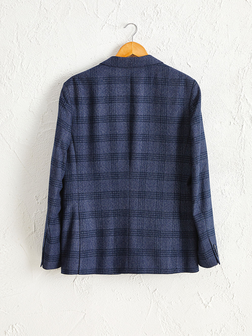 Sacou Blazer cu Carouri, Croială Standard-1