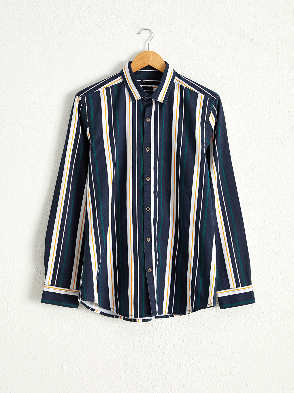 XSIDE Slim Fit Long Sleeve Oxford Shirt -0W2196Z8-LGS