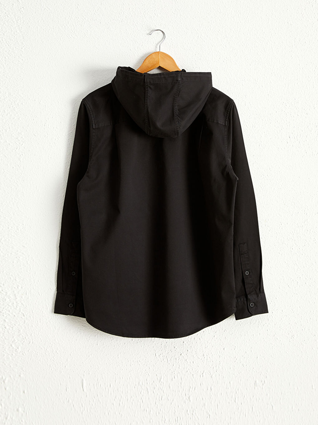 Regular Fit Long Sleeve Gabardine Shirt-1