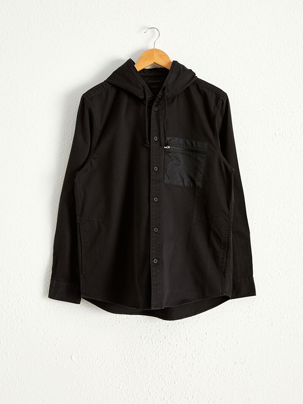 Regular Fit Long Sleeve Gabardine Shirt