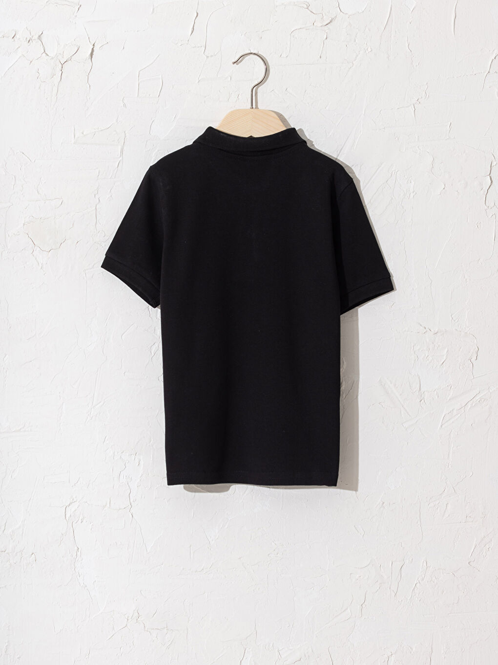 T-shirt Basique en Coton à Col Polo pour Garçon-1