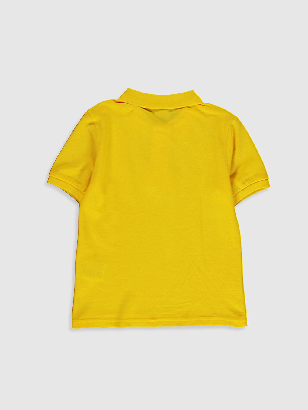 Boy's Polo Neck Basic Cotton T-Shirt-1