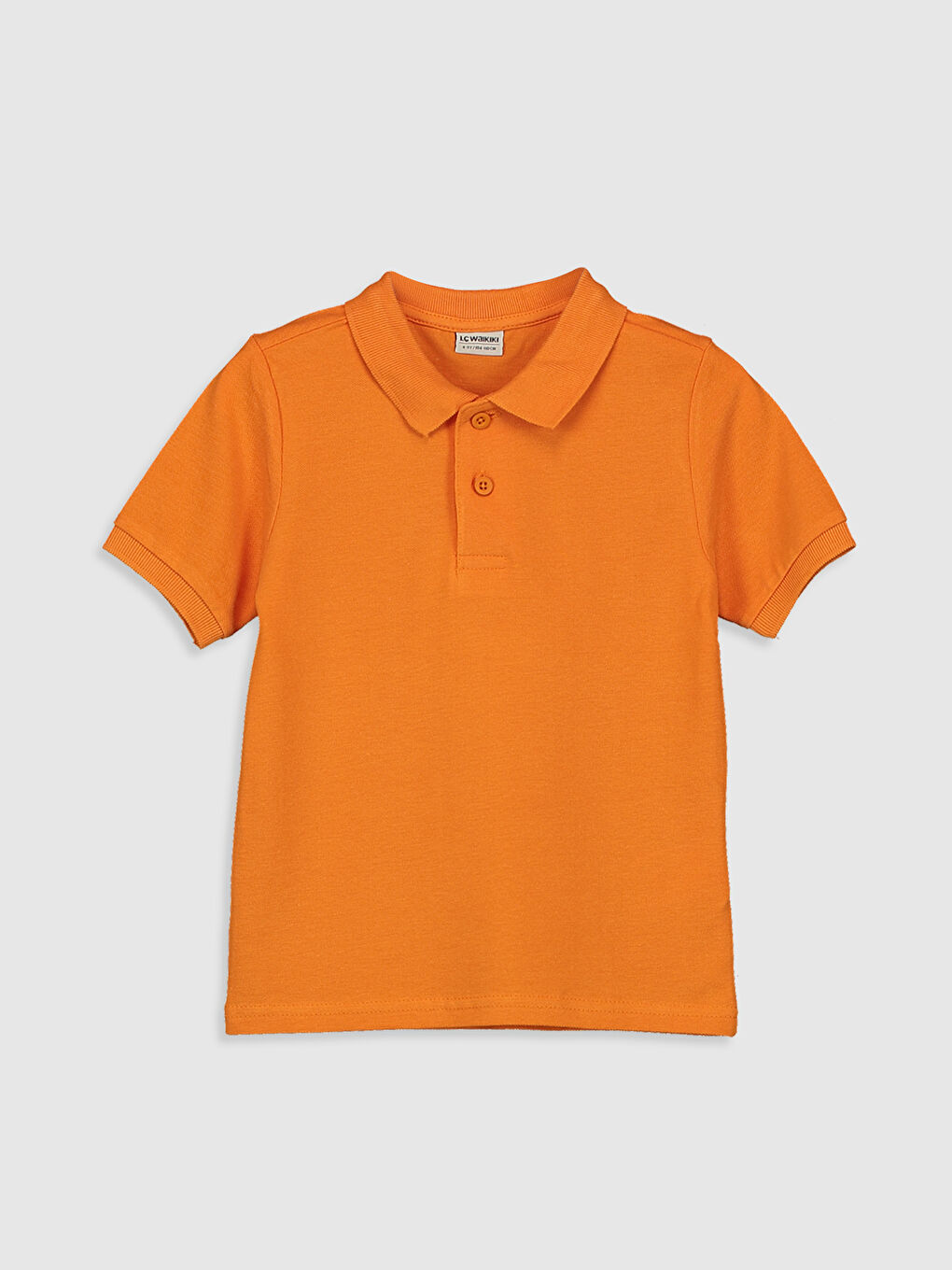 Boy's Polo Neck Basic Cotton T-Shirt