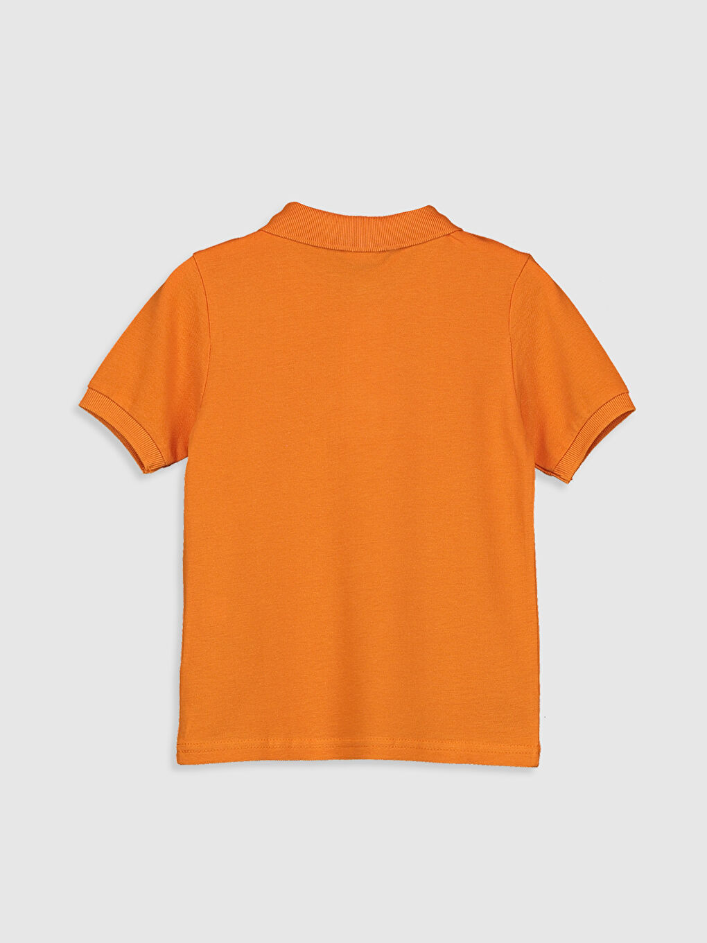 Boy's Polo Neck Basic Cotton T-Shirt-1