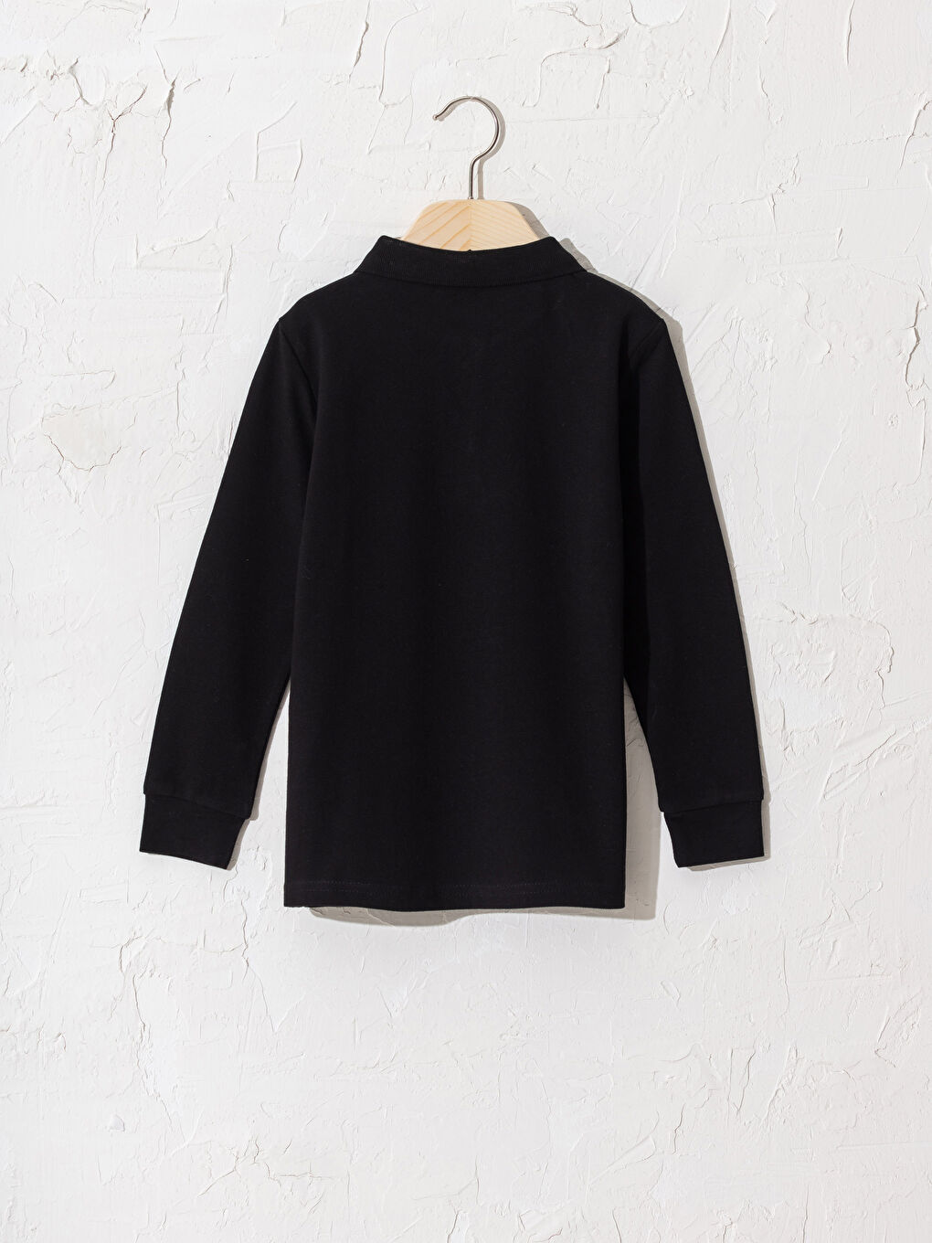 Boy's Polo Neck Basic Cotton T-Shirt-1