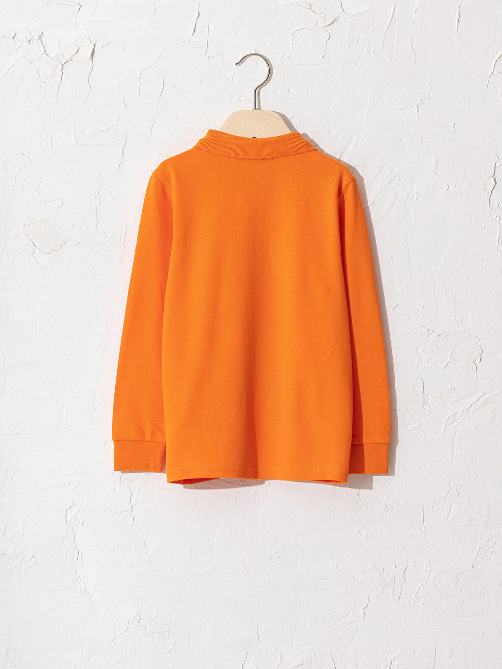 Ұлдарға арналған поло жағалы негізгі мақта футболка-1