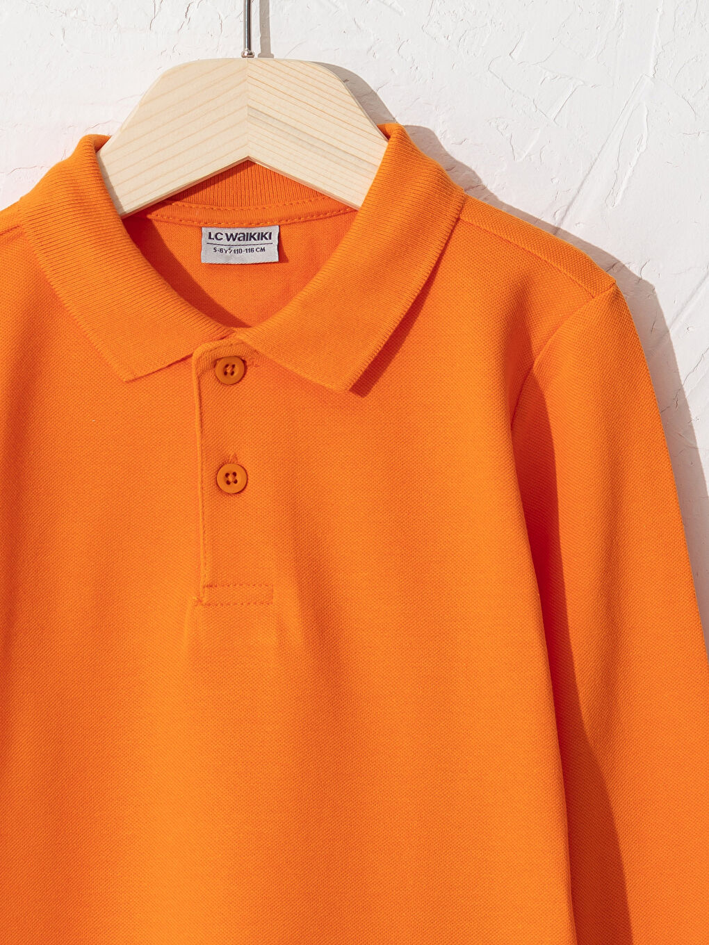 Ұлдарға арналған поло жағалы негізгі мақта футболка-2