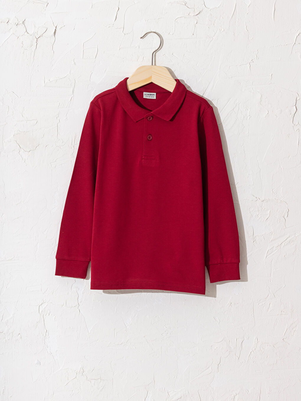 Boy's Polo Neck Basic Cotton T-Shirt