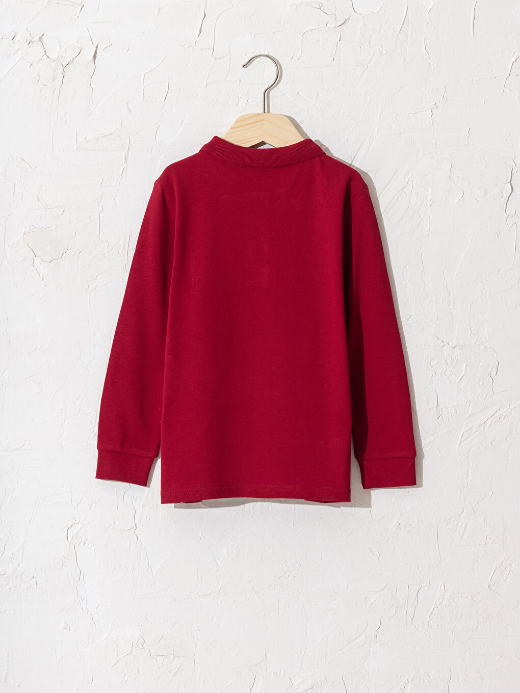 Boy's Polo Neck Basic Cotton T-Shirt-1