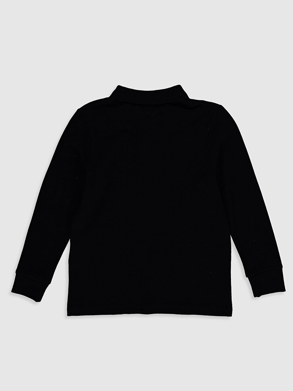 Boy's Polo Neck Basic Cotton T-Shirt-2